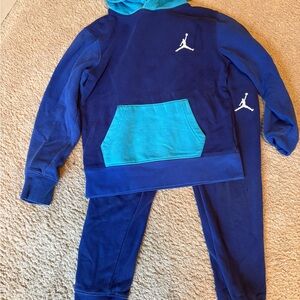 Jordan Bright Blue Garment with white Emblem
